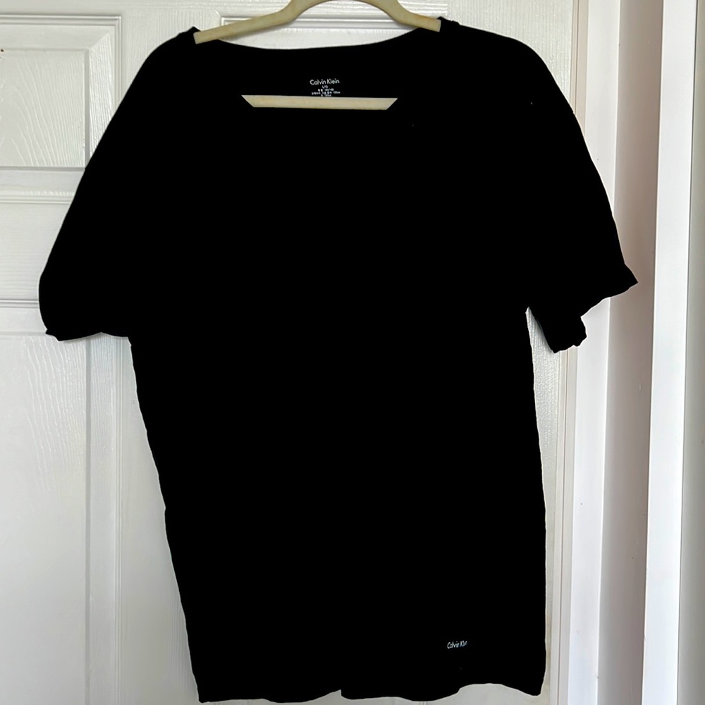 Mens Calvin Klein black T shirt